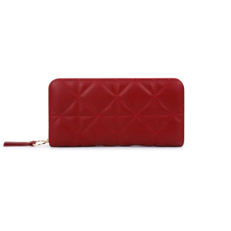 Huippuluokan nahkaiset käyntikortit Money Clip Lompakko vetoketjulla