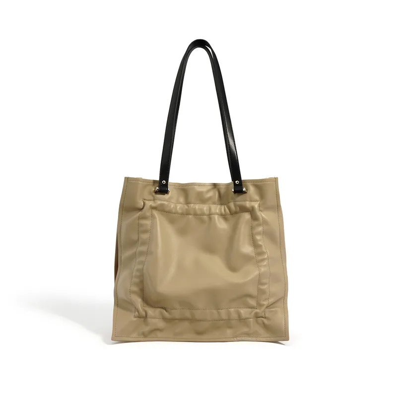 Pehmeä nahka slouchy hobo -laukku